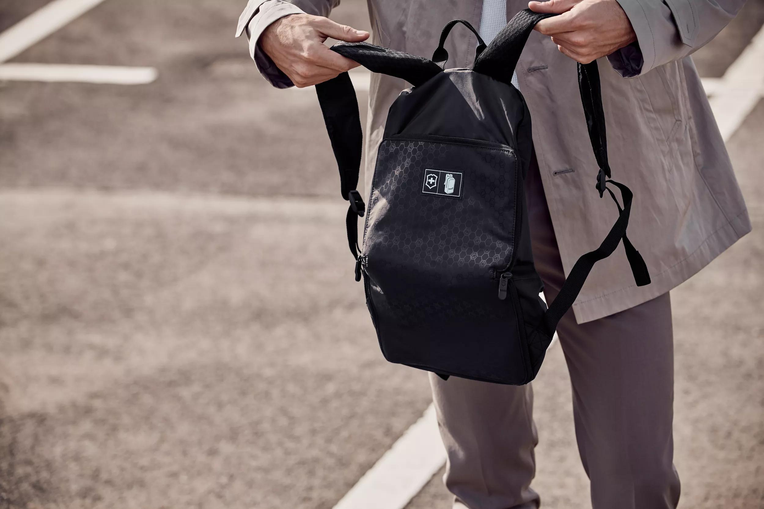 Faltbarer Rucksack-schwarz