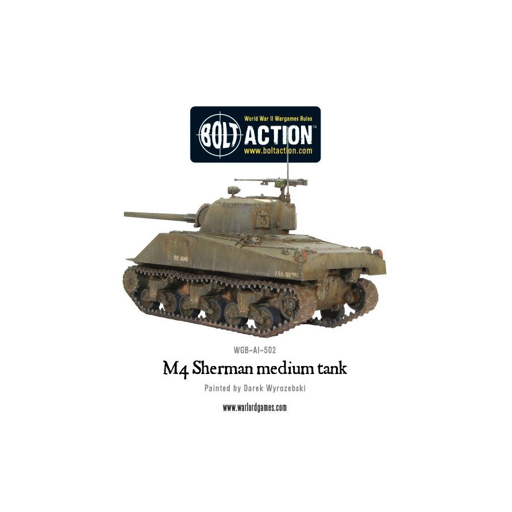 Bolt Action - M4 Sherman medium tank (plastic)