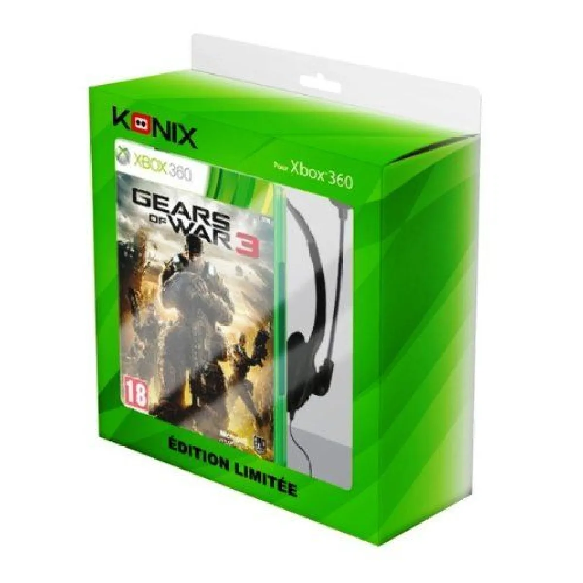 Konix Gears of War 3 + Micro-casque