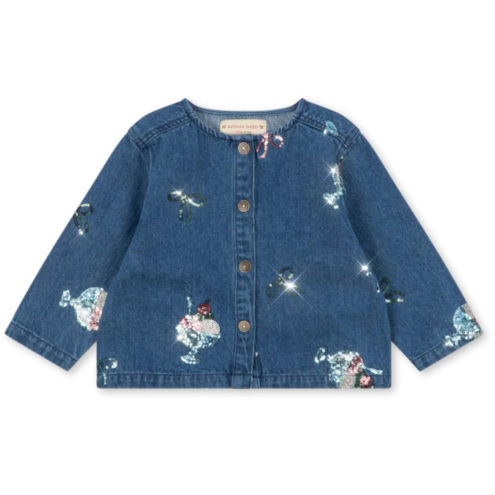 Køb Konges Sløjd Gelato Magot Paliet Denim Jakke Gots