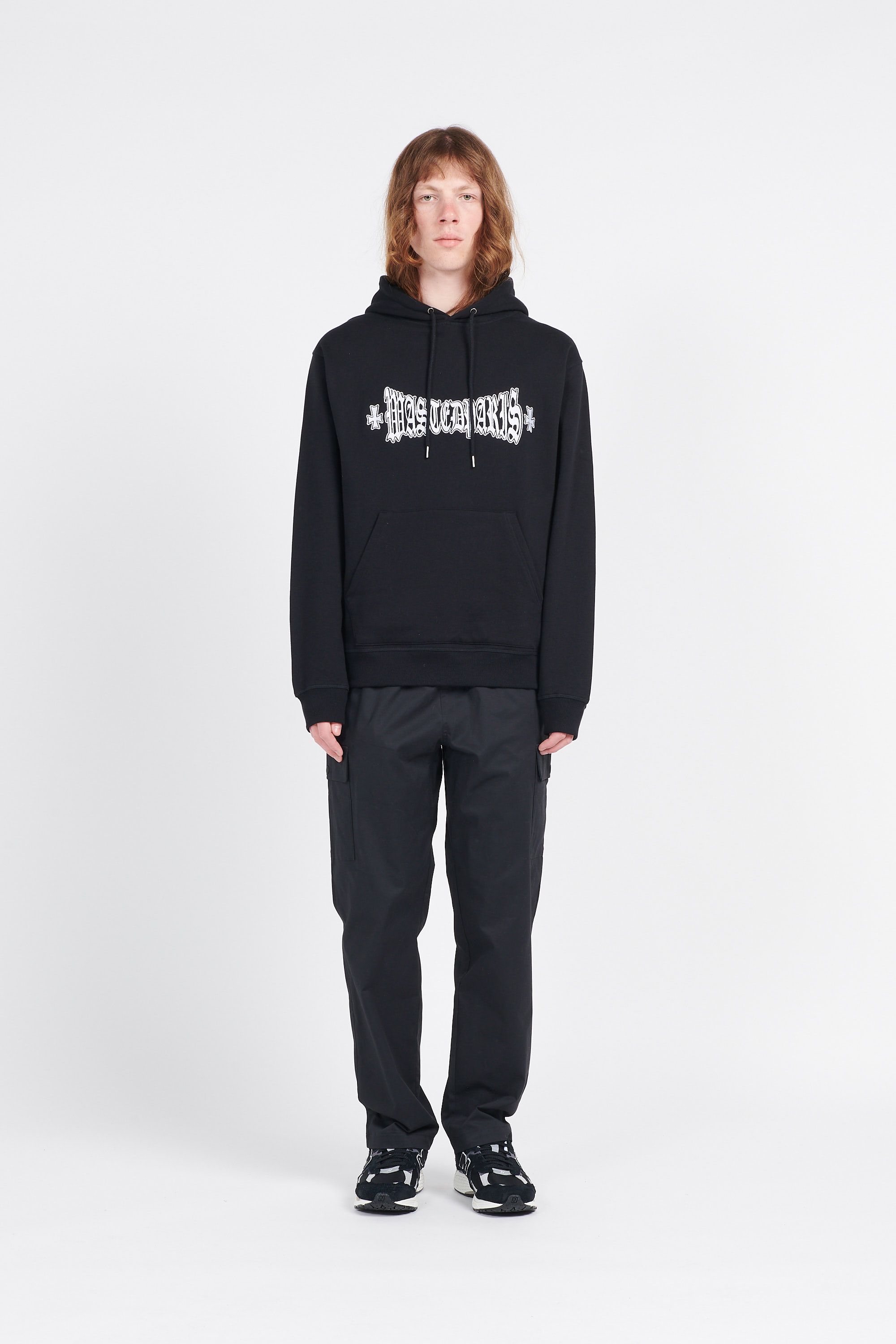 WASTED Hoodie LONDON CROSS Noir