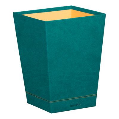 RHODIA Rhodiarama - Corbeille à papier - paon - en polyuréthane