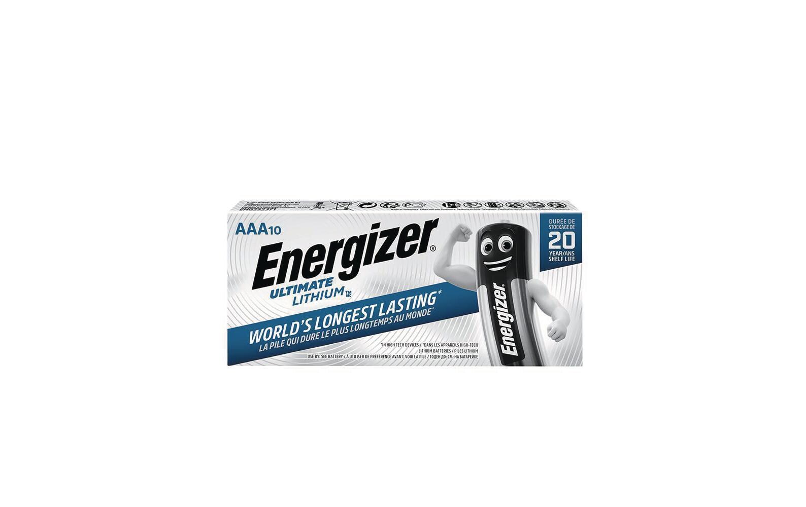 Batterie Ultimate Lithium AAA , 10 StückTyp LR03 / AAA / Micro, 10 Stück