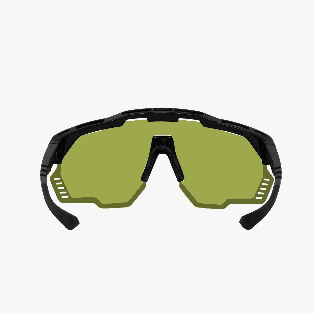 Scicon Aeroshade Kunken cykelbriller Black Gloss Green Trail