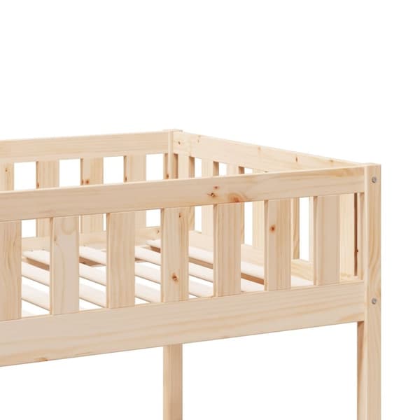 vidaXL Køyeseng 75x190 cm heltre furu