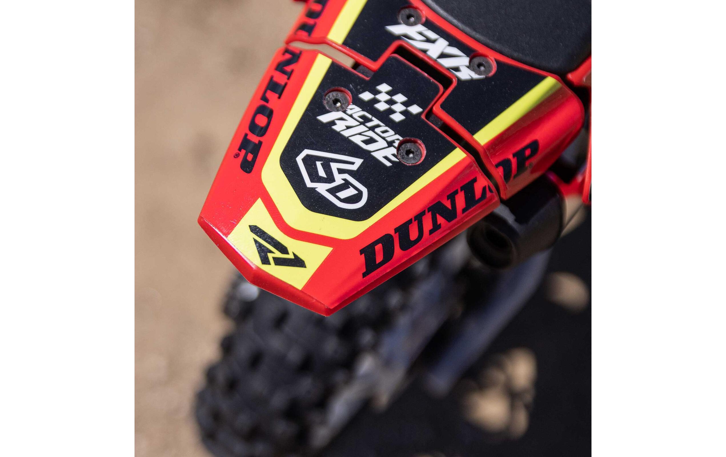Motorrad Promoto MX Rot, ARTR, 1:4<br>Leistungsstarkes RC Motocross Bike