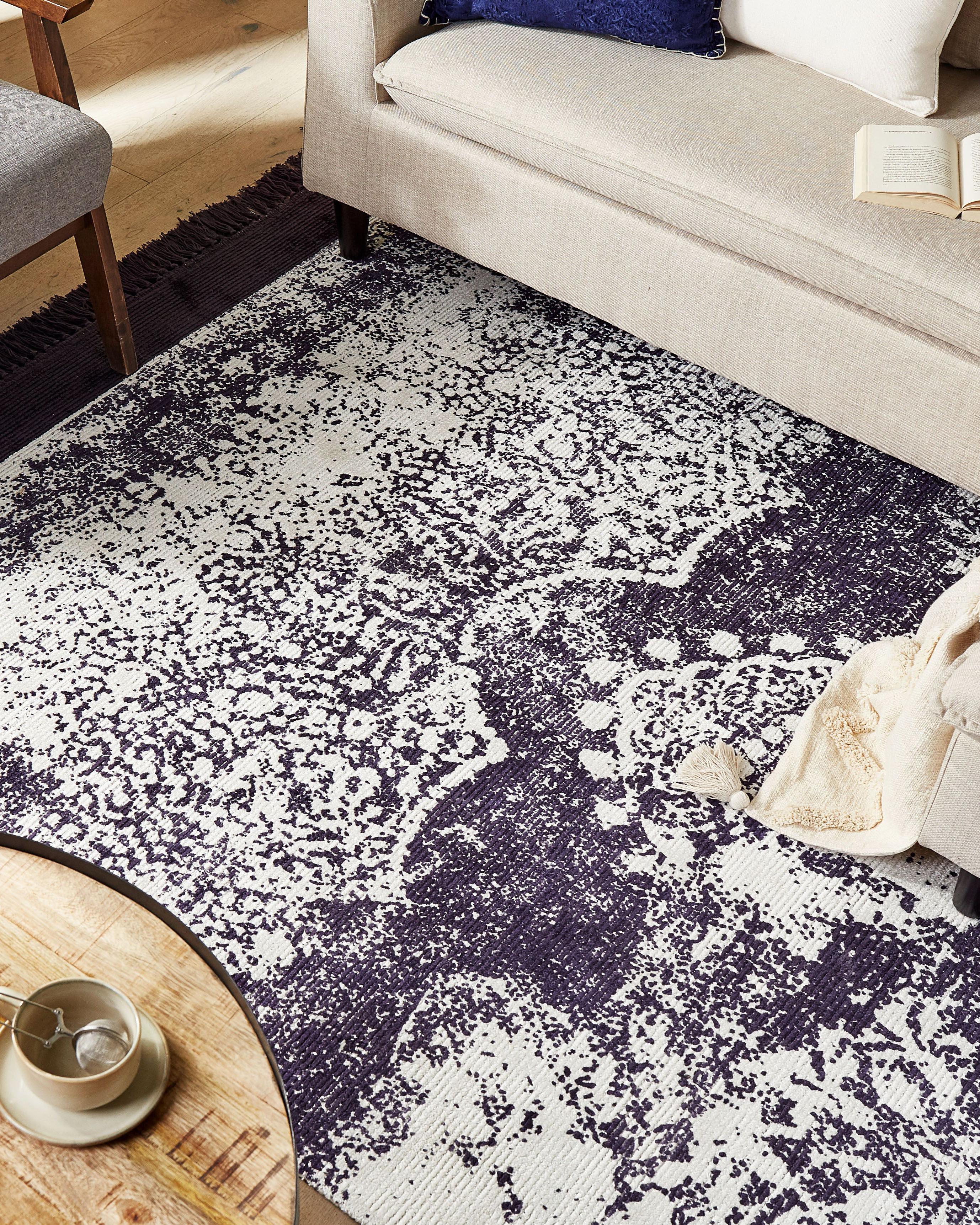 Vloerkleed AKARSU Paars 160 x 230 cm Viscose