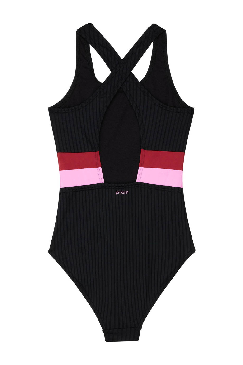 badpak badpak PRTSAFA JR zwart/roze