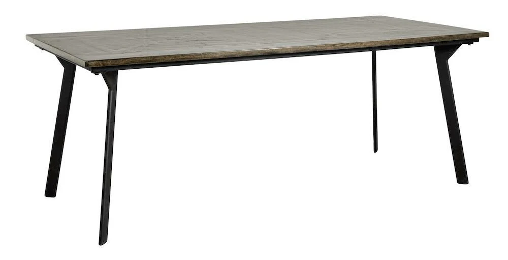 Nordal  Chestnut spisebord, brun højglans - 90x200 cm.