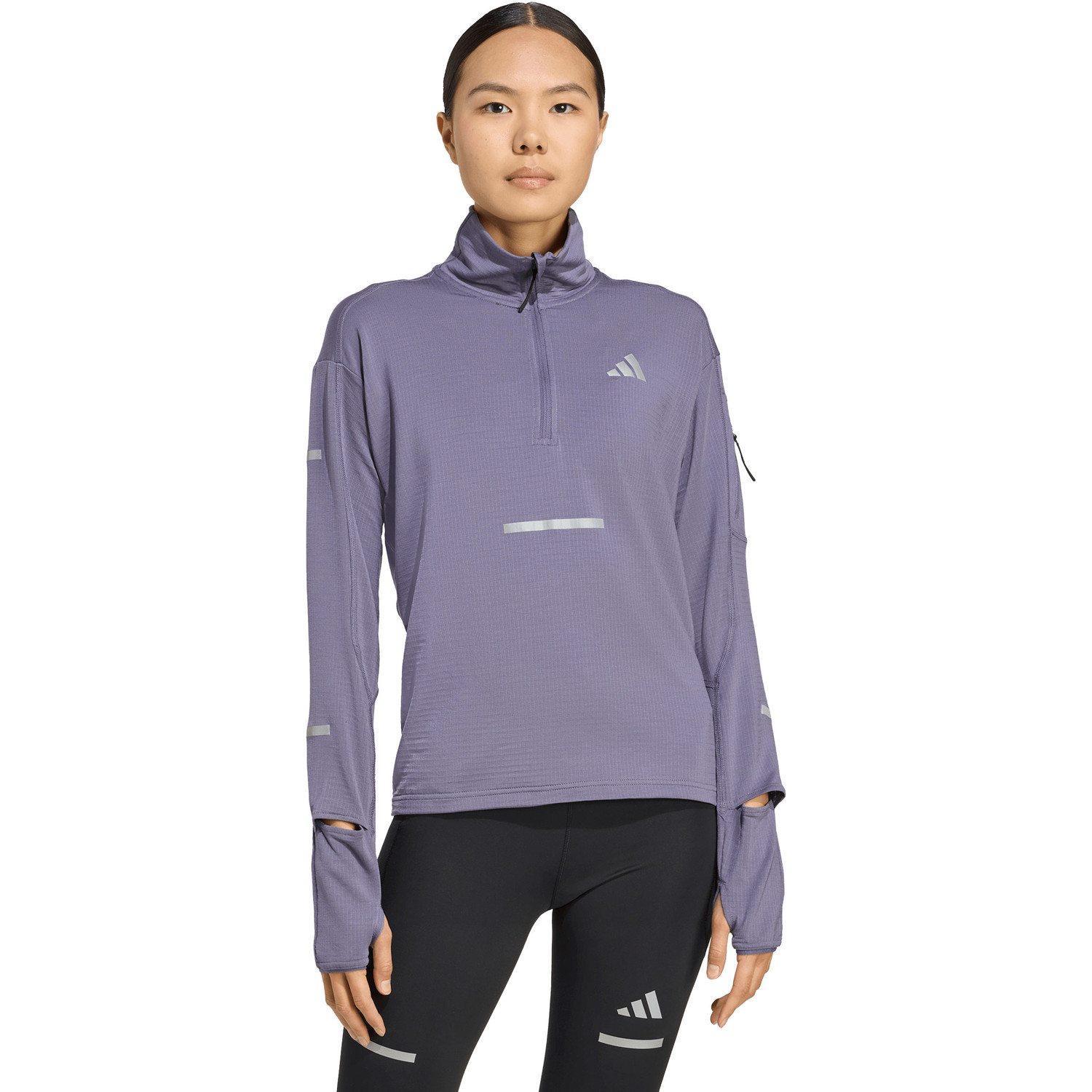 adidas adi365 Long Sleeve 1/2-Zip Dames