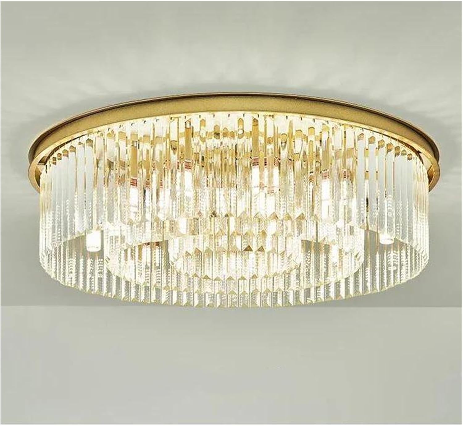 Moderne Luxus-K9-Kristall-Anhänger-Kronleuchter, Glanz-LED-Leuchten, Esstisch, Schlafzimmer, bescheidene Deckenlampen für Zimmer, Hängeleuchte (80 cm)
