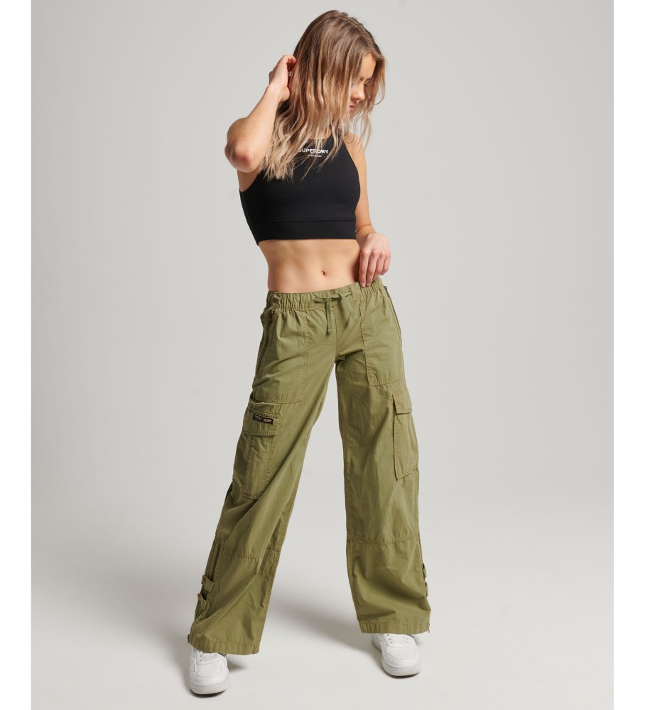 Sutiã esportivo Superdry Core em algodão orgânico - Preto