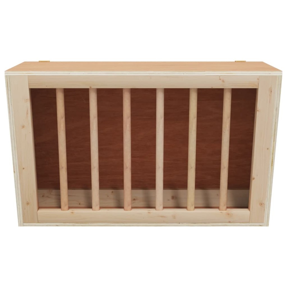 Mangeoire à foin pour lapins 37x18,5x23 cm bois massif sapin