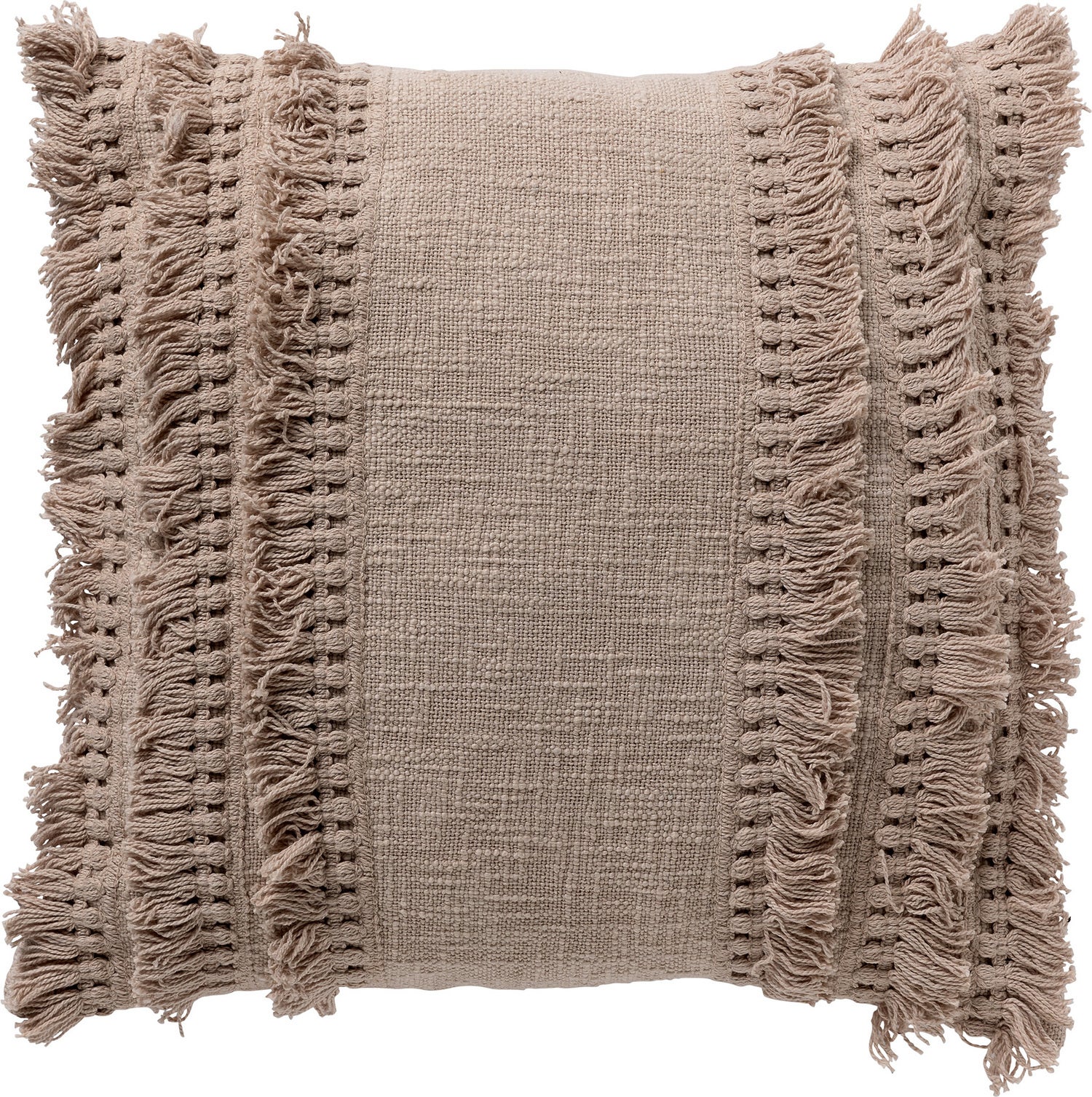 Dutch Decor sierkussen Fara beige 45 x 45 cm