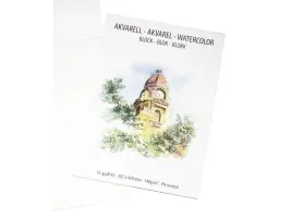 Tegneblok akvarel, med cover, A3, 16 sider, 140 g