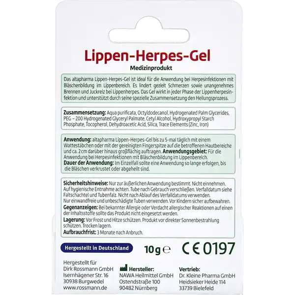 Lippen-Herpes-Gel