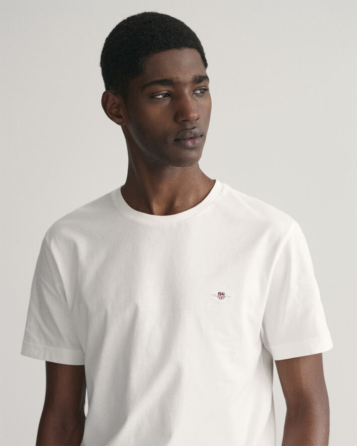 Gant REG SHIELD SS T-SHIRT White