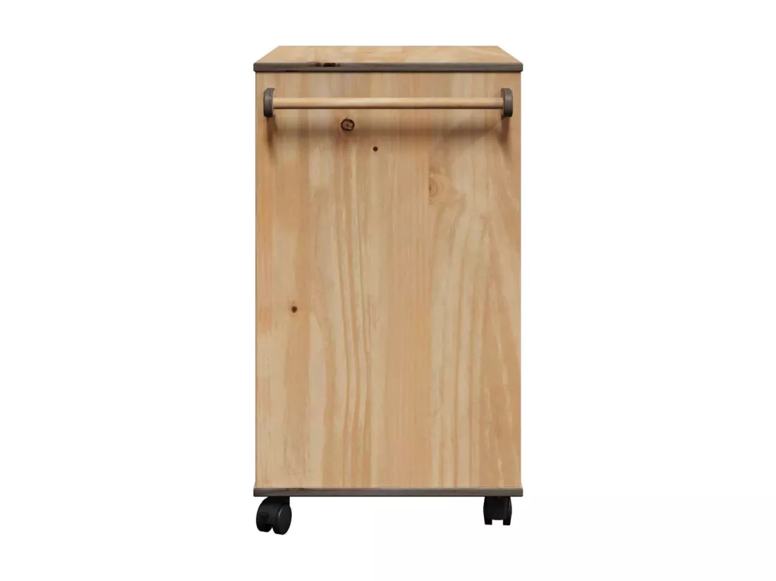 Chariot de cuisine OTTA 59x45x80 cm bois massif de pin