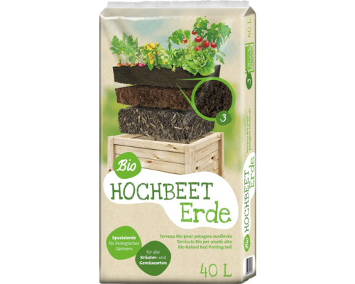 Organische verhoogde bedgrond 40 L