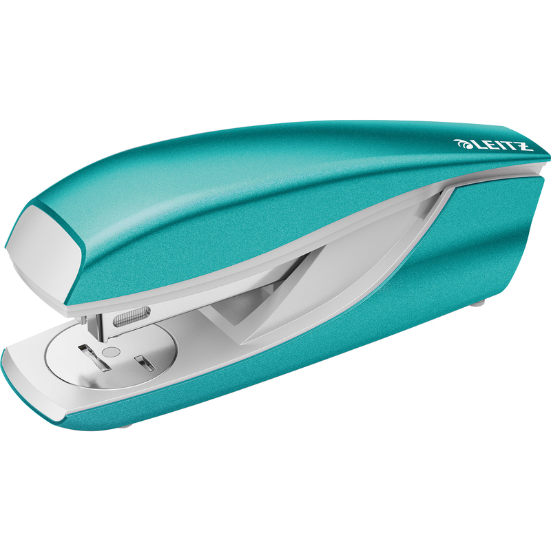 Leitz Heftgerät 5502 NeXXt WOW, eisblau metallic