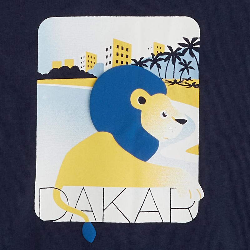 T-shirt toucan dakar bleu bébé garçon Bleu