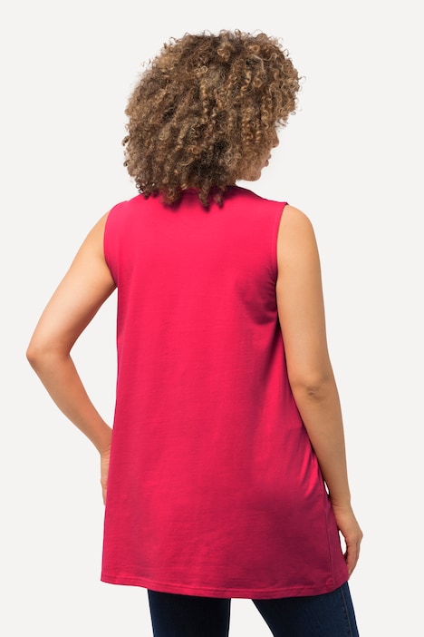 Longtop, Classic Fit, Carree-Ausschnitt, ärmellos