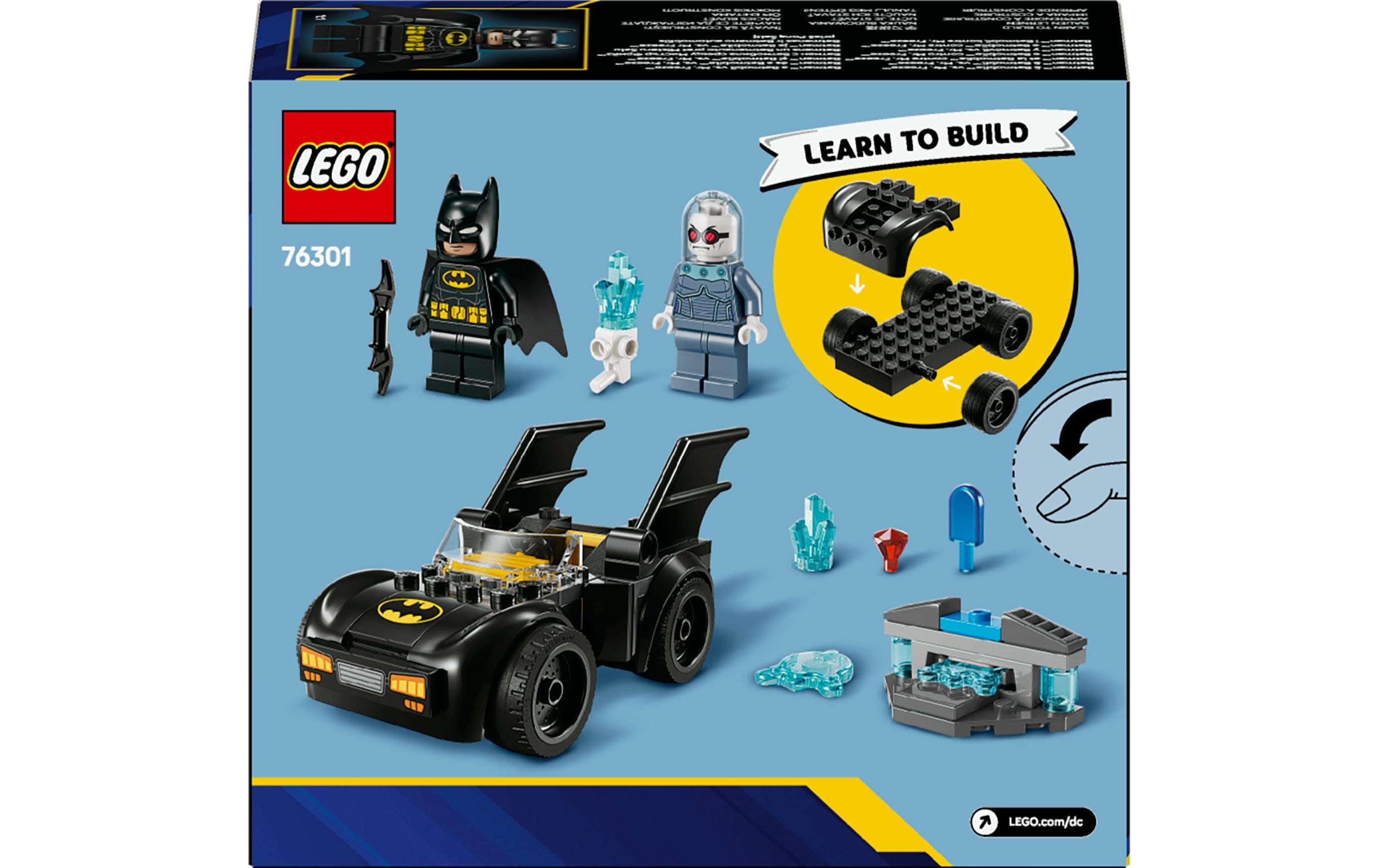 DC Batman and Batmobil / Mr. Freeze 76301Vielseitiges Konstruktionsspielzeug zur Förderung der Kreativität und Fantasie
