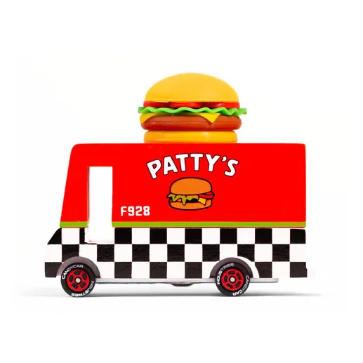 Candylab Voiture Burger en bois