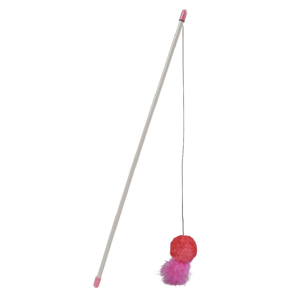 Jouet pour chat canne avec plume