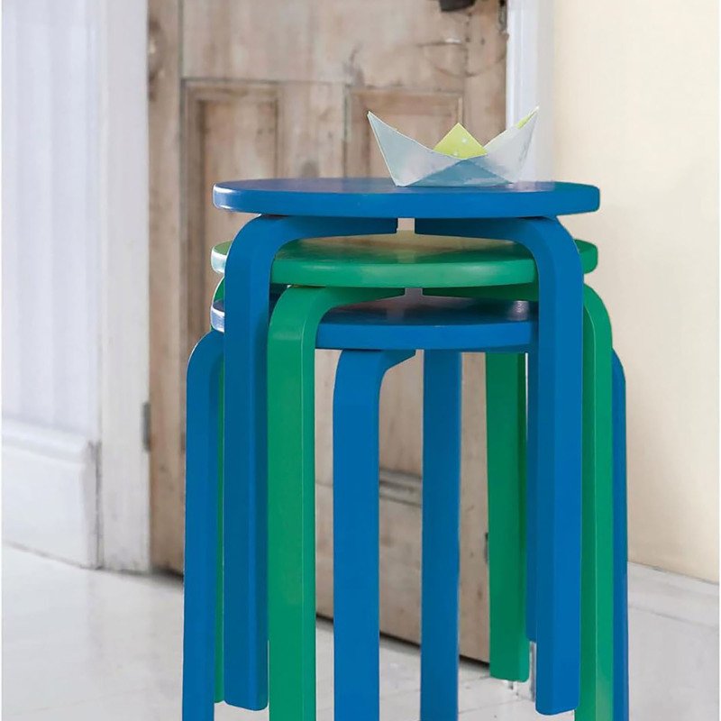 Peinture brillante multi-supports Color Touch Julien - Aérosol de 400 ml, bleu radieux RAL 5019