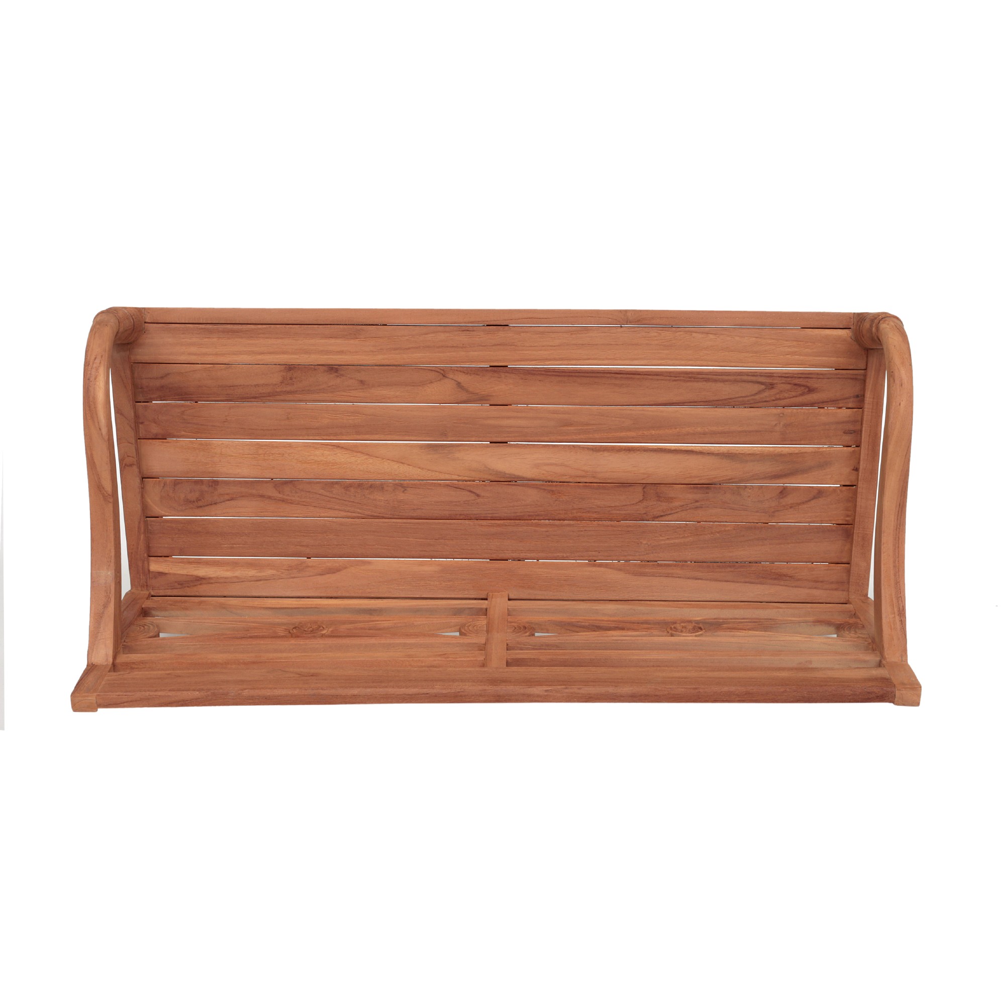 Teakholzbank 'Batavia' 2-Sitzer, natur, B 120 cm, H 85 cm, T 50 cm von fischer's lagerhaus