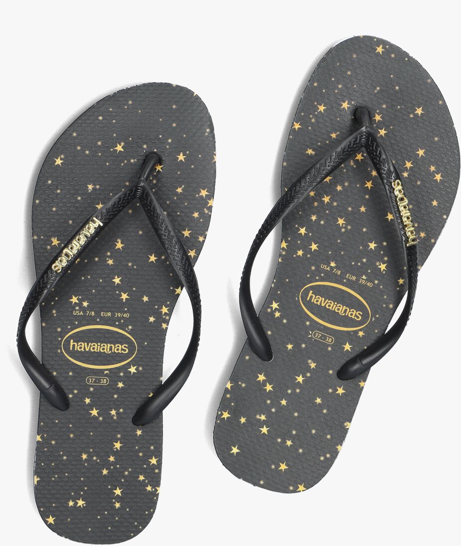 zwarte havaianas teenslippers slim dames
