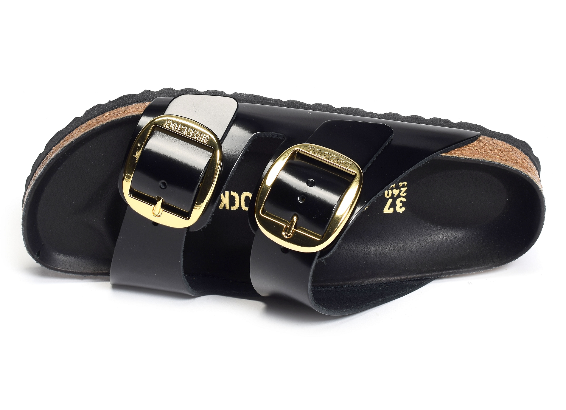 Arizona big buckle verni noir