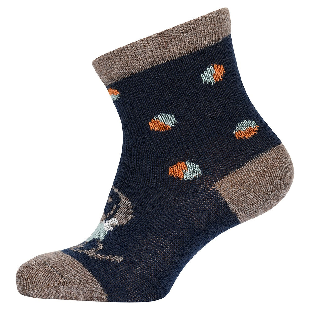 Køb MELTON Peacoat Blue Dog fun socks