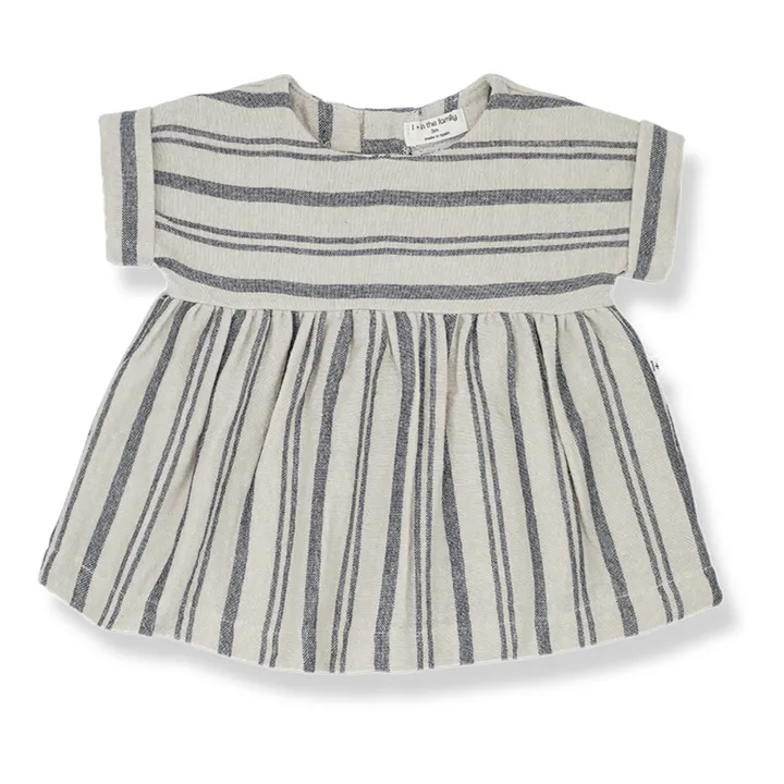 1+ in the family Robe Manches Courtes Rayée Josephine | Bleu
