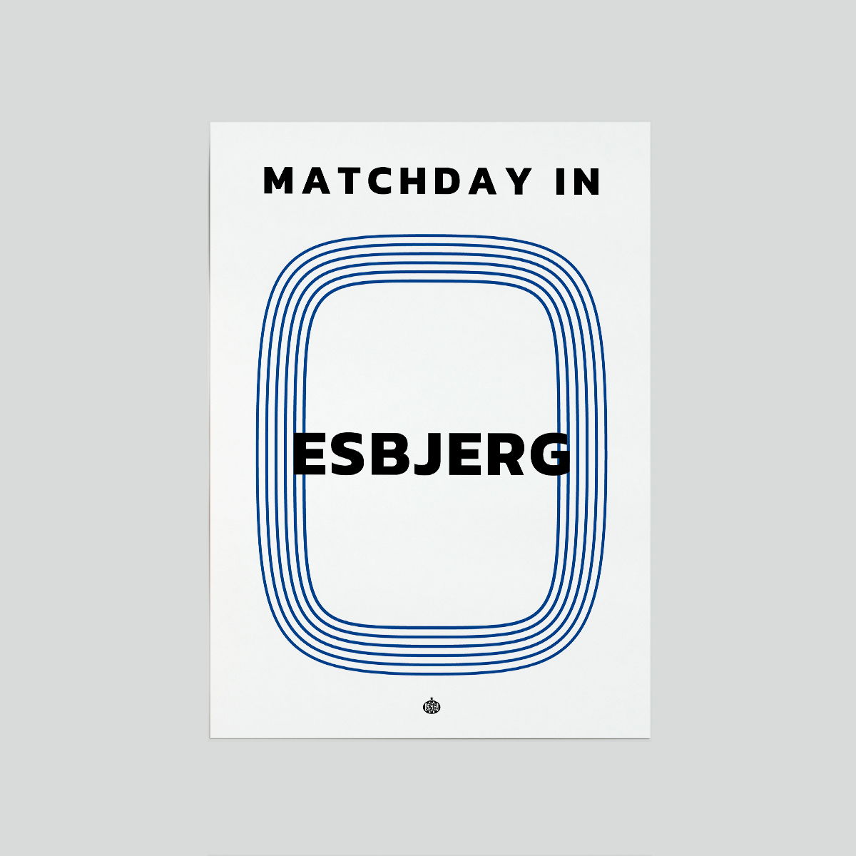 Esbjerg fB Plakat Stadion 50x70 cm