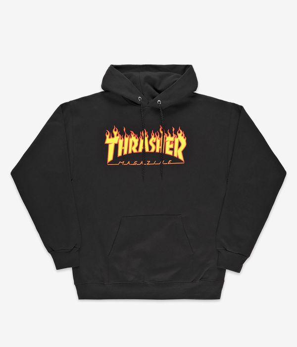 Thrasher Flame Hoodie (black)