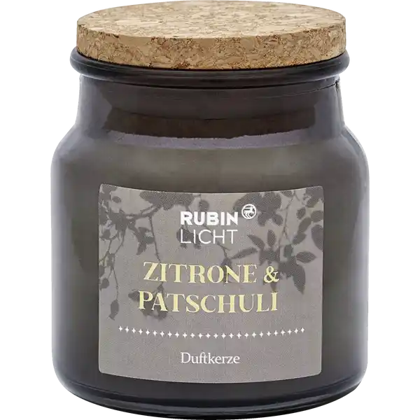 1-DOCHT DUFTGLAS Zitrone & Patschuli