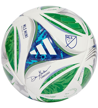 adidas Performance Fußball - MLS Mini - White/Green/Globlu