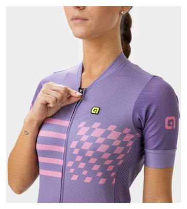 Maillot Manches Courtes Femme Alé Play Violet