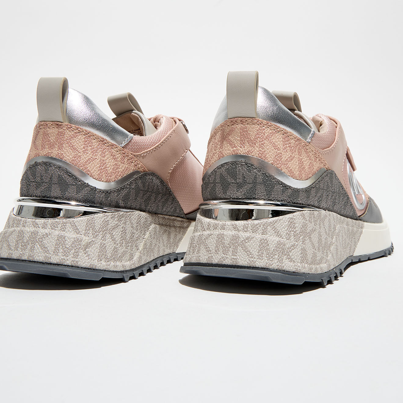 Michael Kors Chaussures Baskets Theo rose/gris