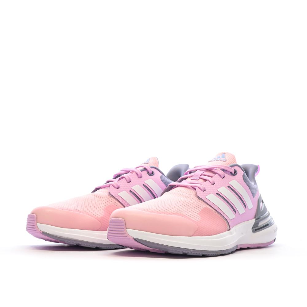 Adidas Baskets Roses Fille Adidas Rapidasport
