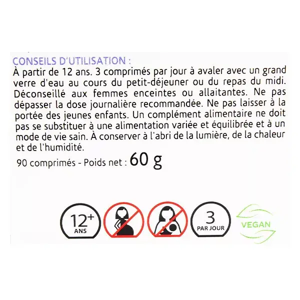 Tratamento desintoxicante orgânico Naturland, 90 comprimidos