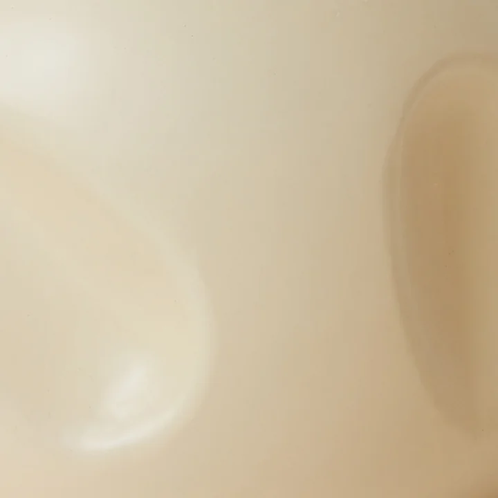 HKliving - Currents Beistelltisch, Ø 50 cm, Keramik shell