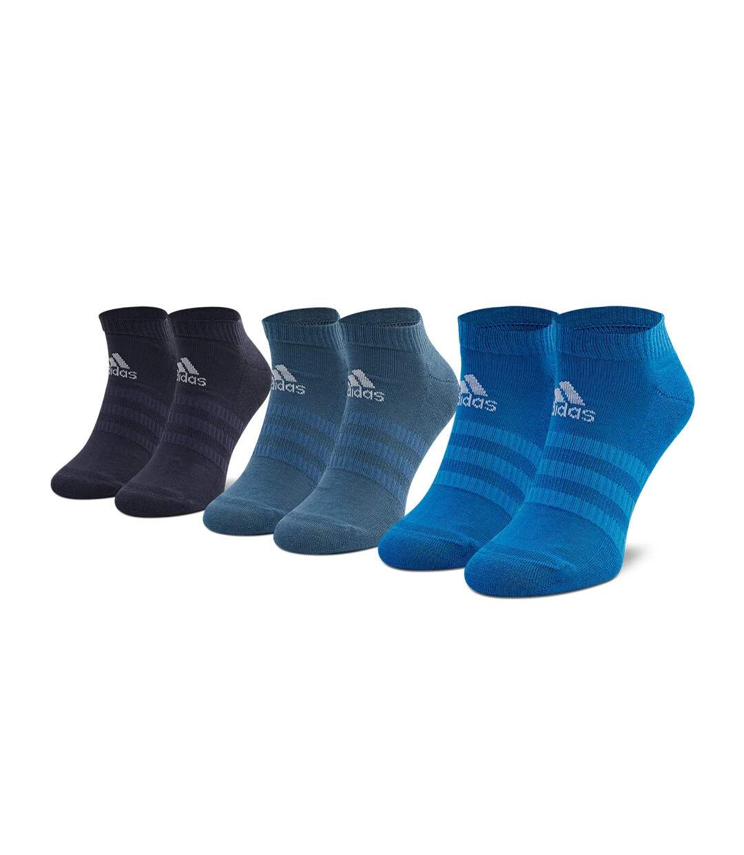 X3 Paires de Chaussettes Noir/bleu Homme Adidas HE4985
