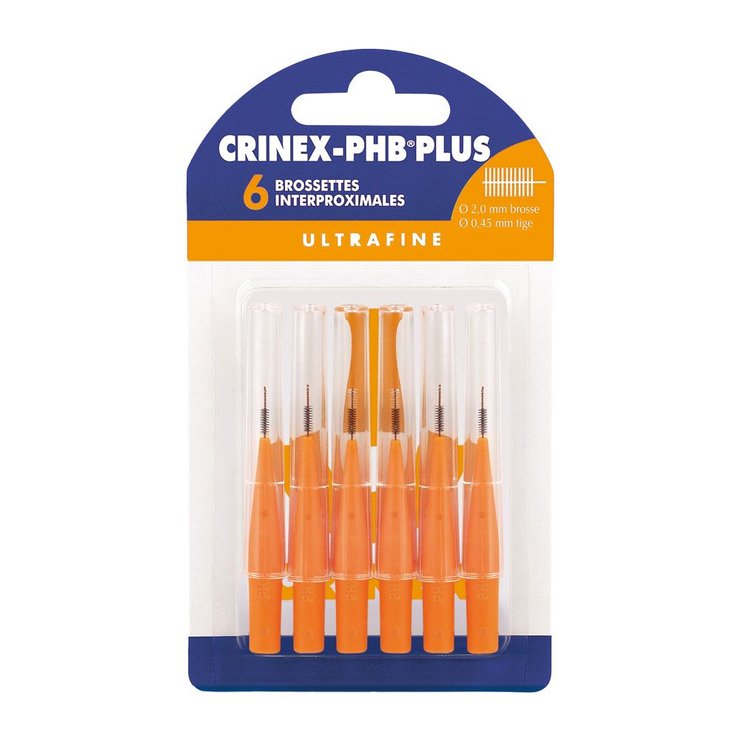 Brossettes Interdentaires Ultra Fine Phb Plus X6 Crinex