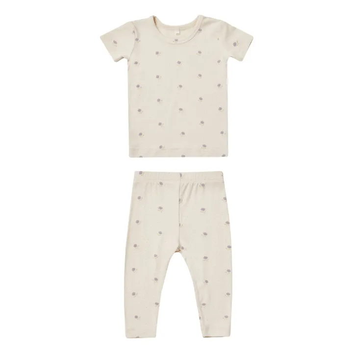 Quincy Mae T-Shirt et Legging Bamboo | Beige