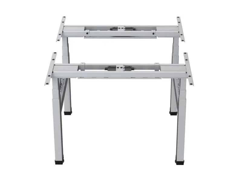 Ergo Office ER-404G Electric Double Height Adjustable Standing/Sitting Desk Frame without Desk Tops Gray