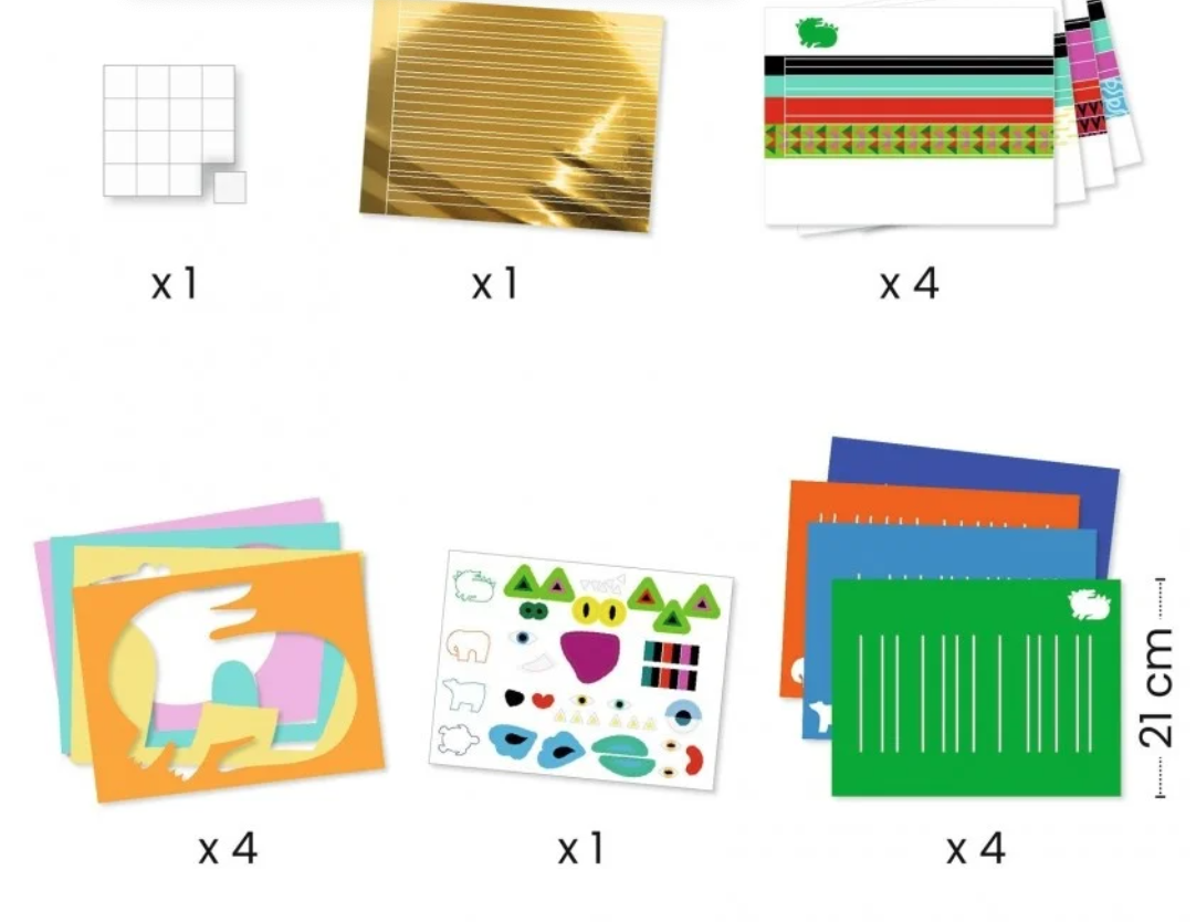 Djeco dj00088 Knutselset vlechten met papier