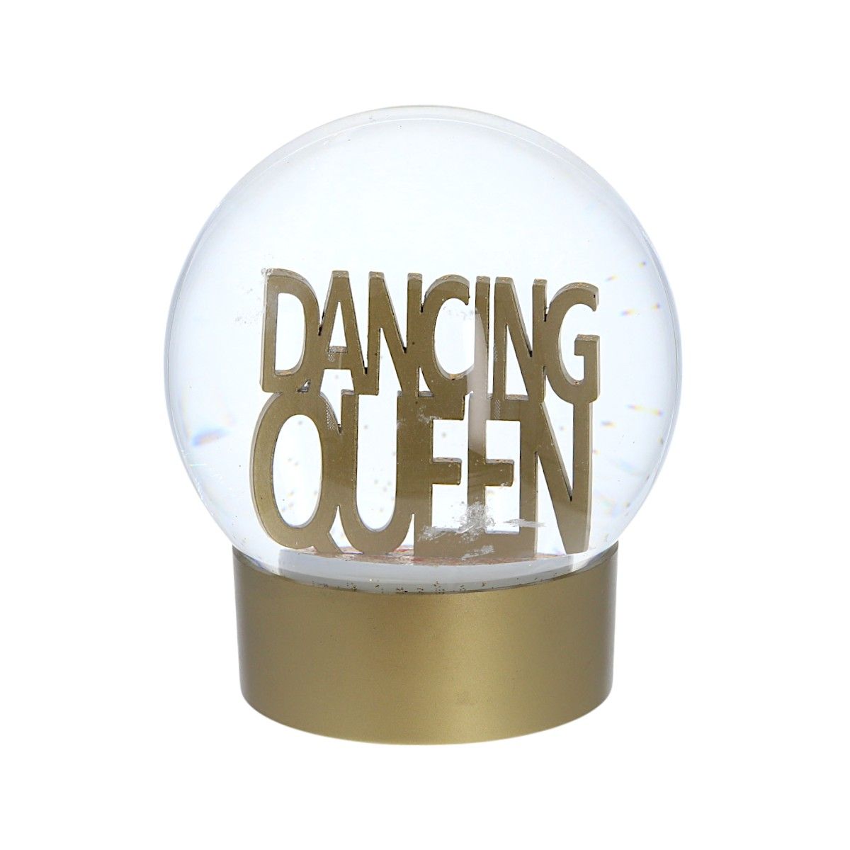 Boule à neige Dancing Queen dorée Jolie saison